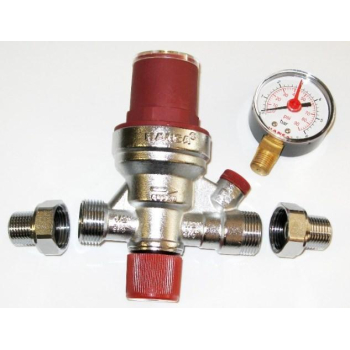 HANSA ΑΥΤΟΜΑΤΟΣ ΠΛΗΡΩΣΗΣ CHROME ΜΕ ΜΑΝΟΜΕΤΡΟ ΚΑΙ ΔΥΟ ΡΑΚΟΡ 1/2 ή  3/4  ΕΙΣΟΔΟΥ-ΕΞΟΔΟΥ ΒΑΡΕΩΣ ΤΥΠΟΥ