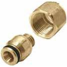 Ρακόρ ορειχάλκινο για πολυστρωματικές σωλήνες 26 G1''