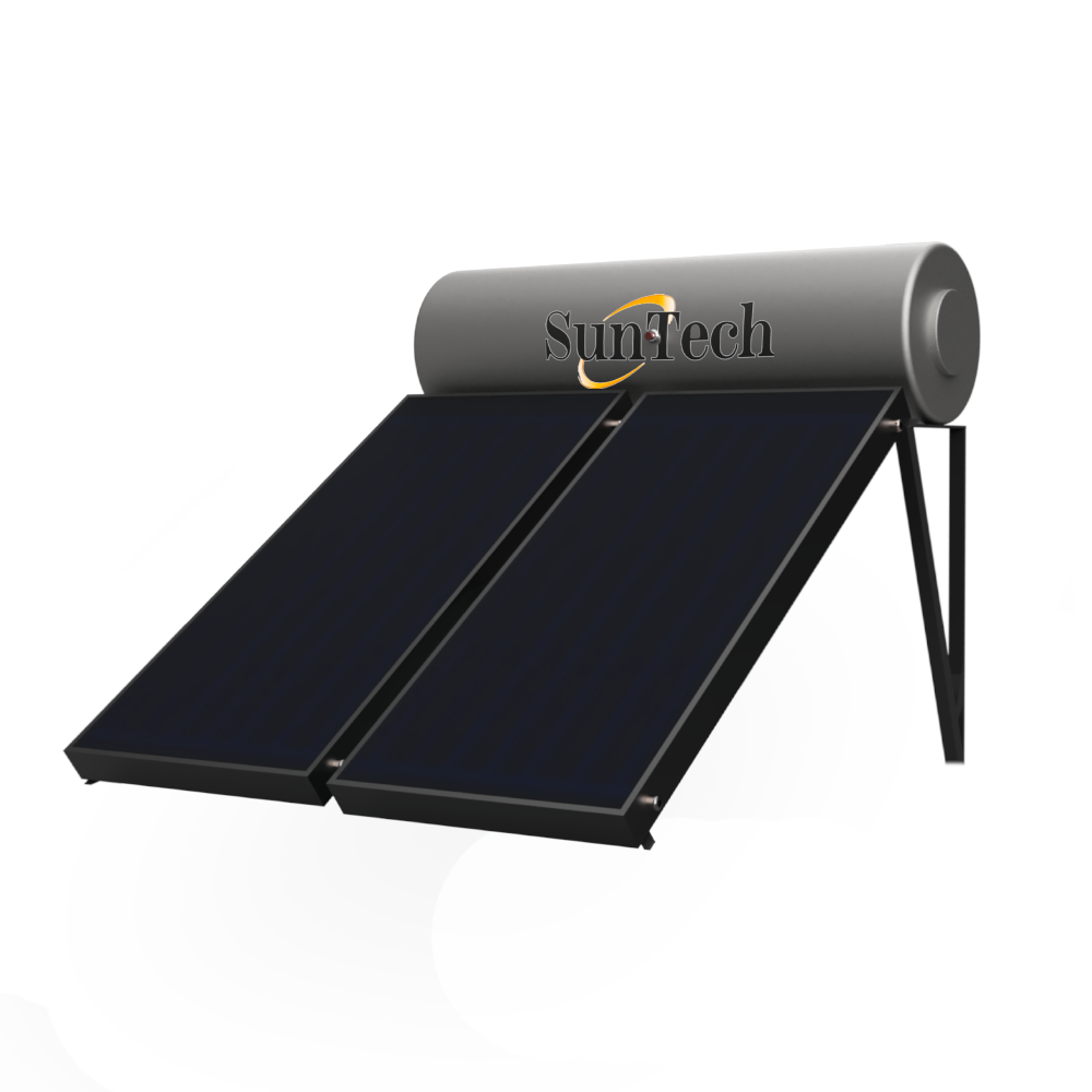 SunTech Ηλιακός Θερμοσίφωνας 200lt με 2 συλλέκτες 1,5m² (Διπλής Ενέργειας)